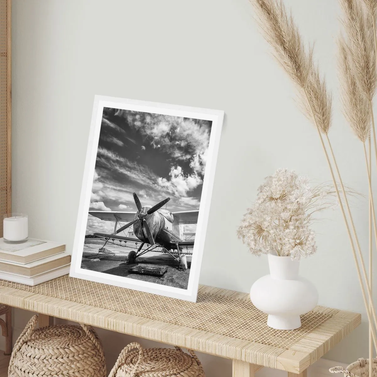 Affiche dans un cadre blanc - Poster - Je suis impatient! - 61x91 cm