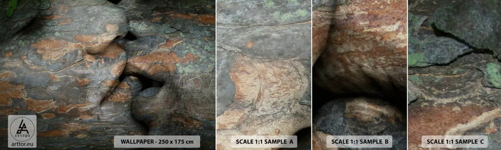 Échantillon De Papier Peint Standard Eco - Ensemble pour toujours - Personnes, Abstraction, Graphique - 100x30 cm