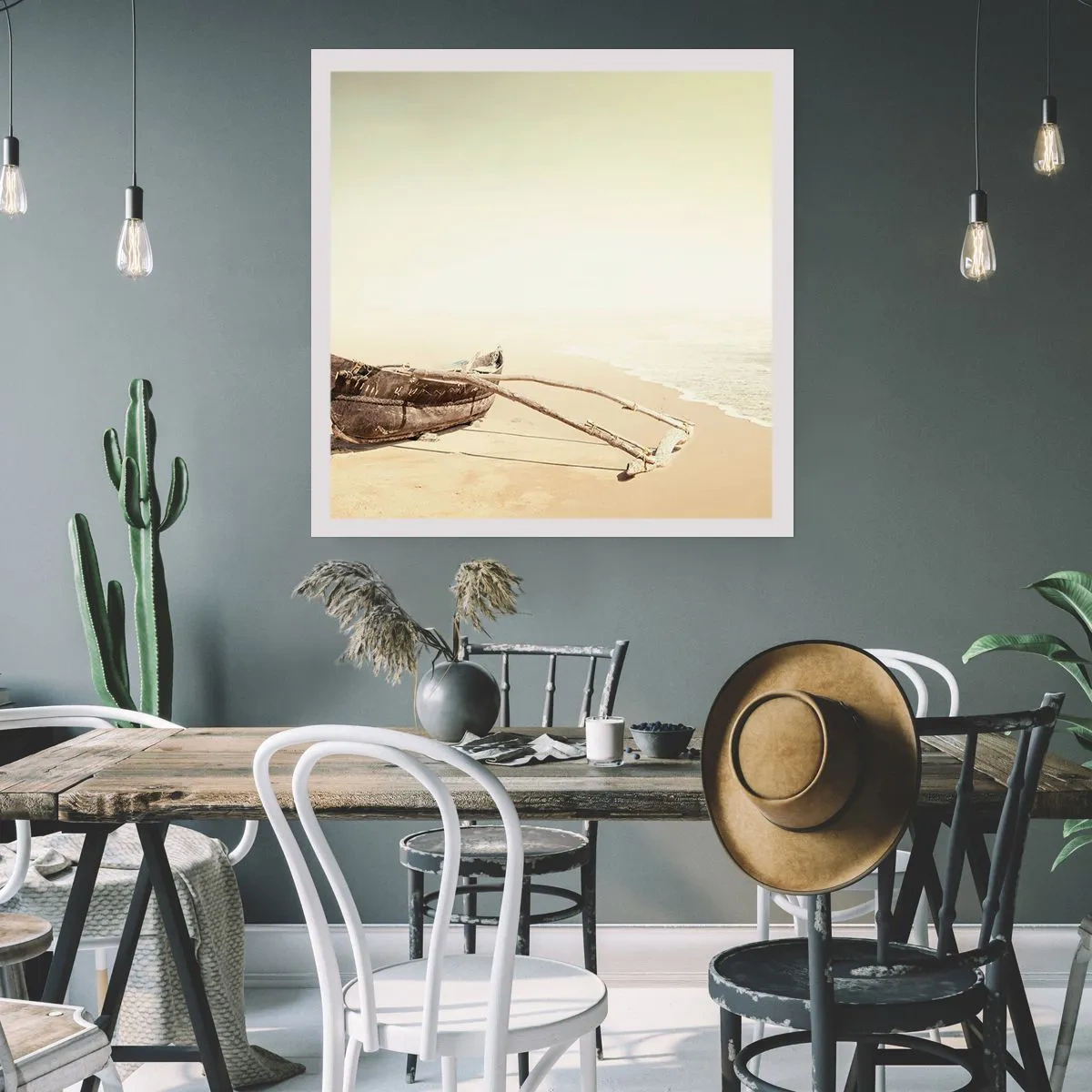 Affiche - Poster - Mémoire des mers du sud - 60x60 cm