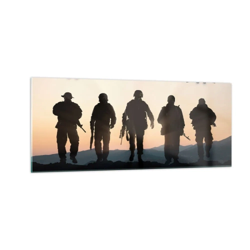 Impression sur verre - Image sur verre - Bienvenue dans notre monde - 100x40 cm