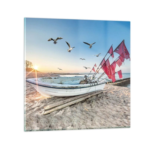 Impression sur verre - Image sur verre - Repos mérité - 60x60 cm