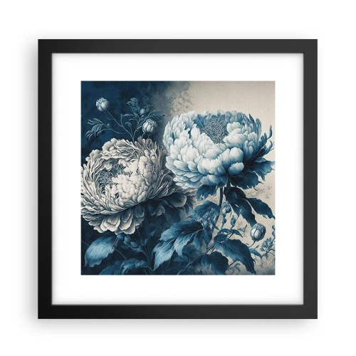 Affiche dans un cadre noir - Poster - Paire assortie - 30x30 cm