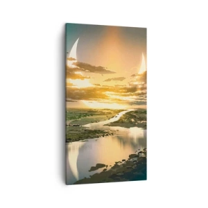 Impression sur toile - Image sur toile - Quelque part dans une galaxie lointaine, très lointaine - 45x80 cm
