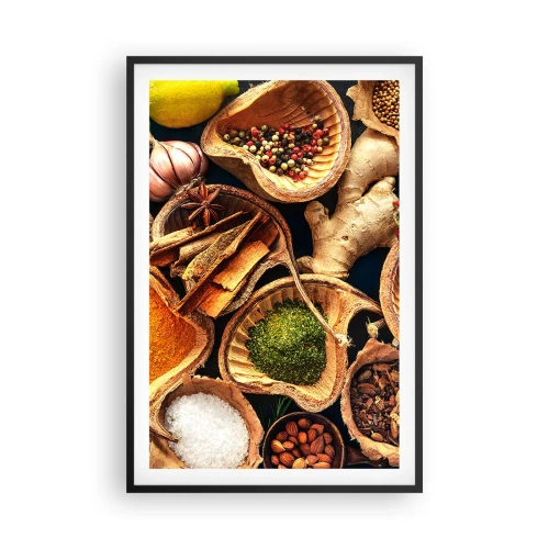 Affiche dans un cadre noir - Poster - Prends ce que tu veux - 61x91 cm