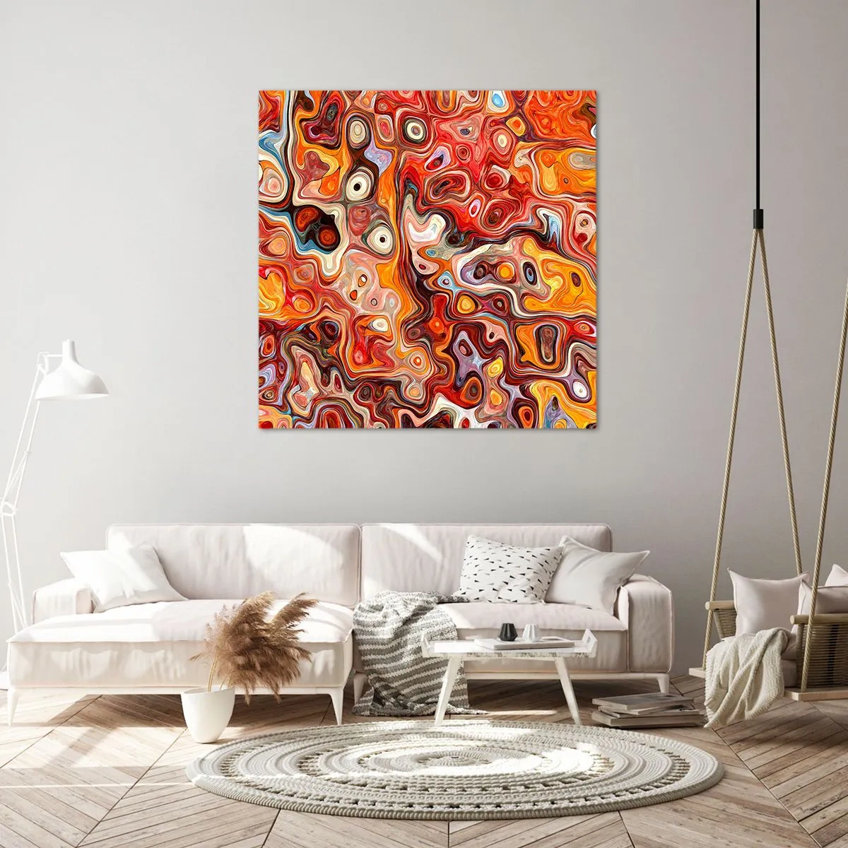 Impression sur toile - Image sur toile - Si les noix fondaient dans du miel - 60x60 cm