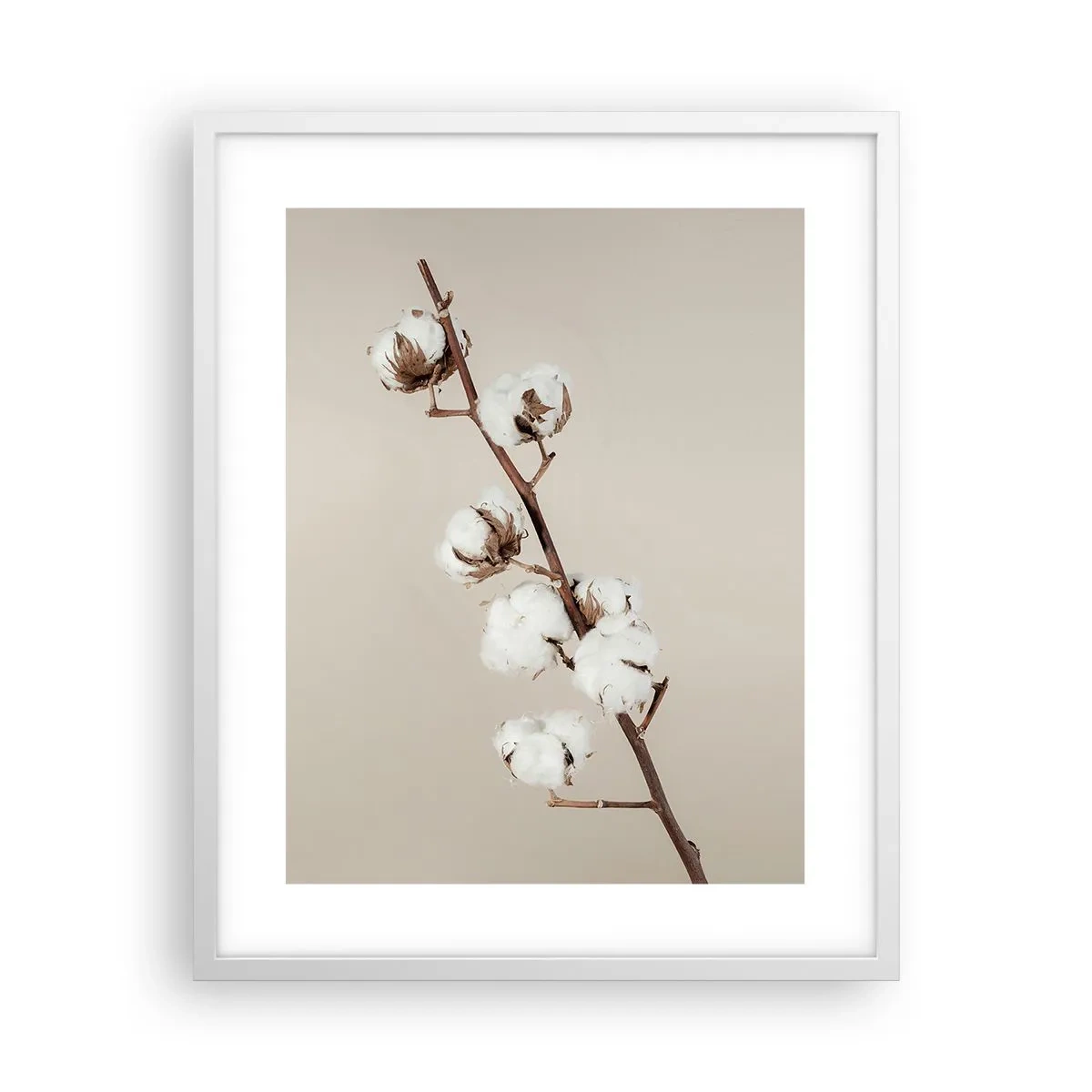 Affiche dans un cadre blanc - Poster - A la source de la douceur - 40x50 cm