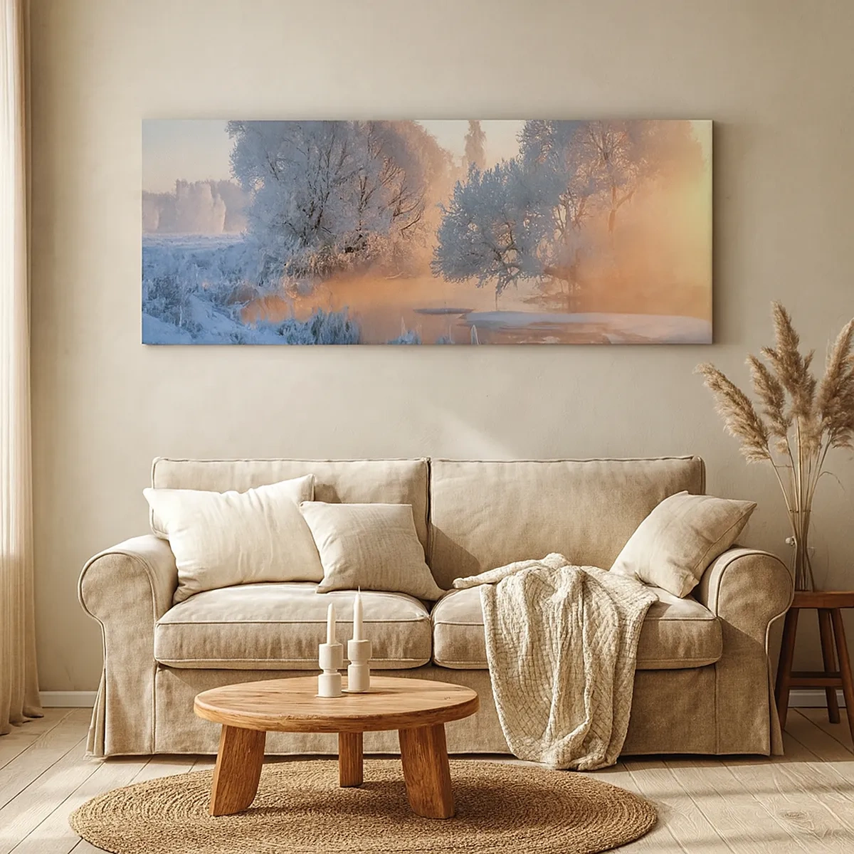 Impression sur toile - Image sur toile - Tout dans le soleil brille en cristal - 30x30 cm