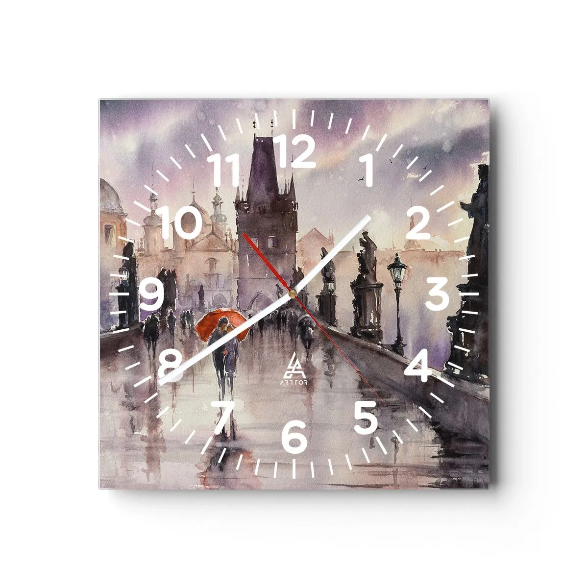 Horloge murale - Pendule murale - Les gens ne changent pas - 40x40 cm