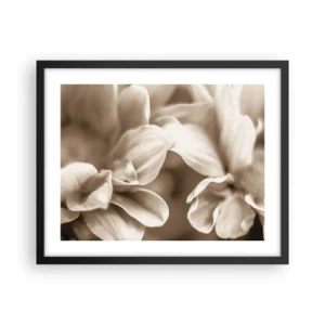 Affiche dans un cadre noir - Poster - Doux comme un sourire - 50x40 cm