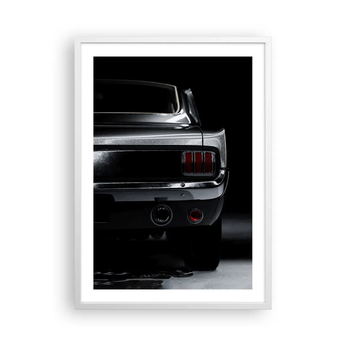 Affiche dans un cadre blanc - Poster - Le charme du classique - 50x70 cm