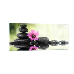 Impression sur verre - Image sur verre - Temps pour l'âme - 100x40 cm