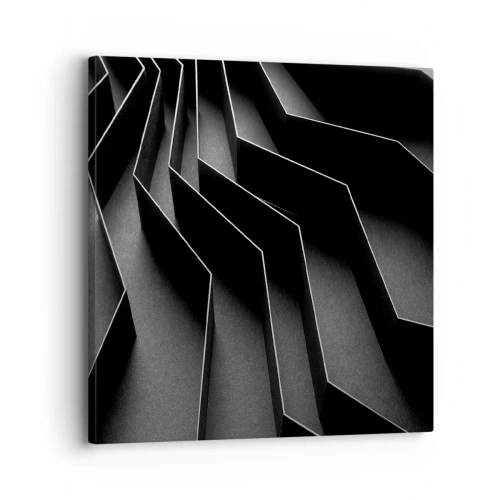 Impression sur toile - Image sur toile - Ordre spatial - 30x30 cm
