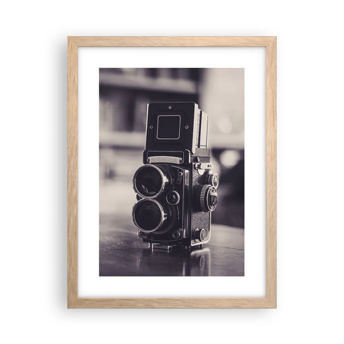 Affiche dans un chêne clair - Poster - La magie de la photographie ancienne - 30x40 cm