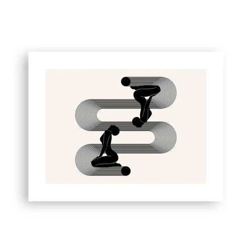 Affiche - Poster - Symétrie sensuelle - 40x30 cm