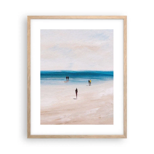 Affiche dans un chêne clair - Poster - Un besoin naturel - 40x50 cm