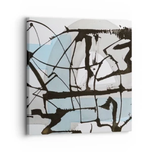 Impression sur toile - Image sur toile - Bleu malgré tout - 30x30 cm