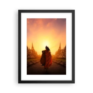 Affiche dans un cadre noir - Poster - En paix pour l'éternité - 30x40 cm