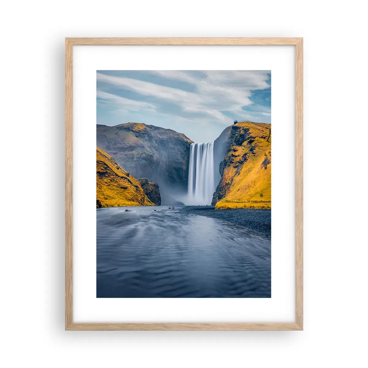 Affiche dans un chêne clair - Poster - Durée éternelle, mouvement éternel - 40x50 cm