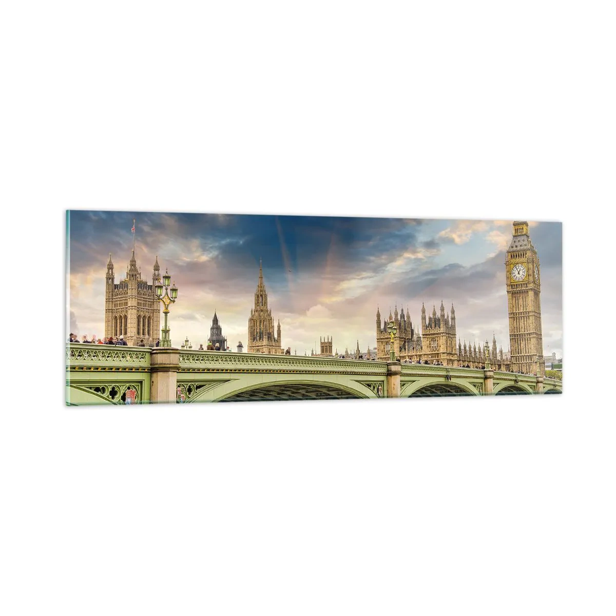 Impression sur verre - Image sur verre - Le temps s'est arrêté dans l'Empire - 90x30 cm