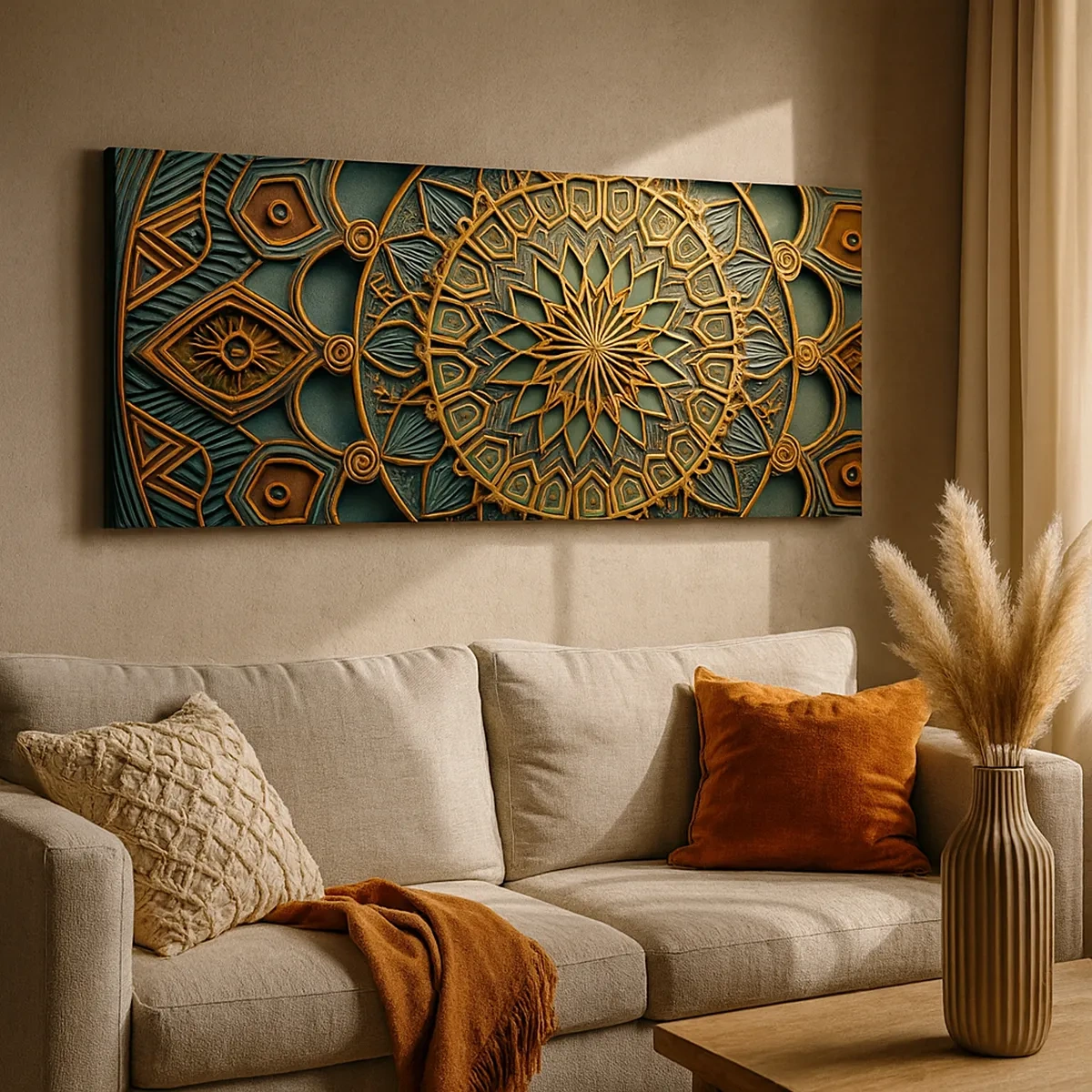 Impression sur toile - Image sur toile - Dans une ambiance arabe - 30x30 cm