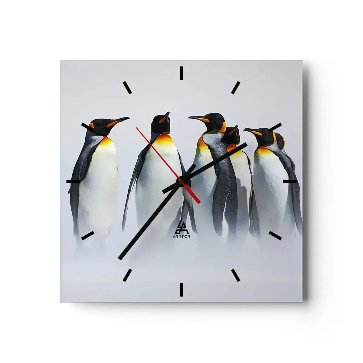 Horloge murale - Pendule murale - Rencontre en robes de soirée - 40x40 cm