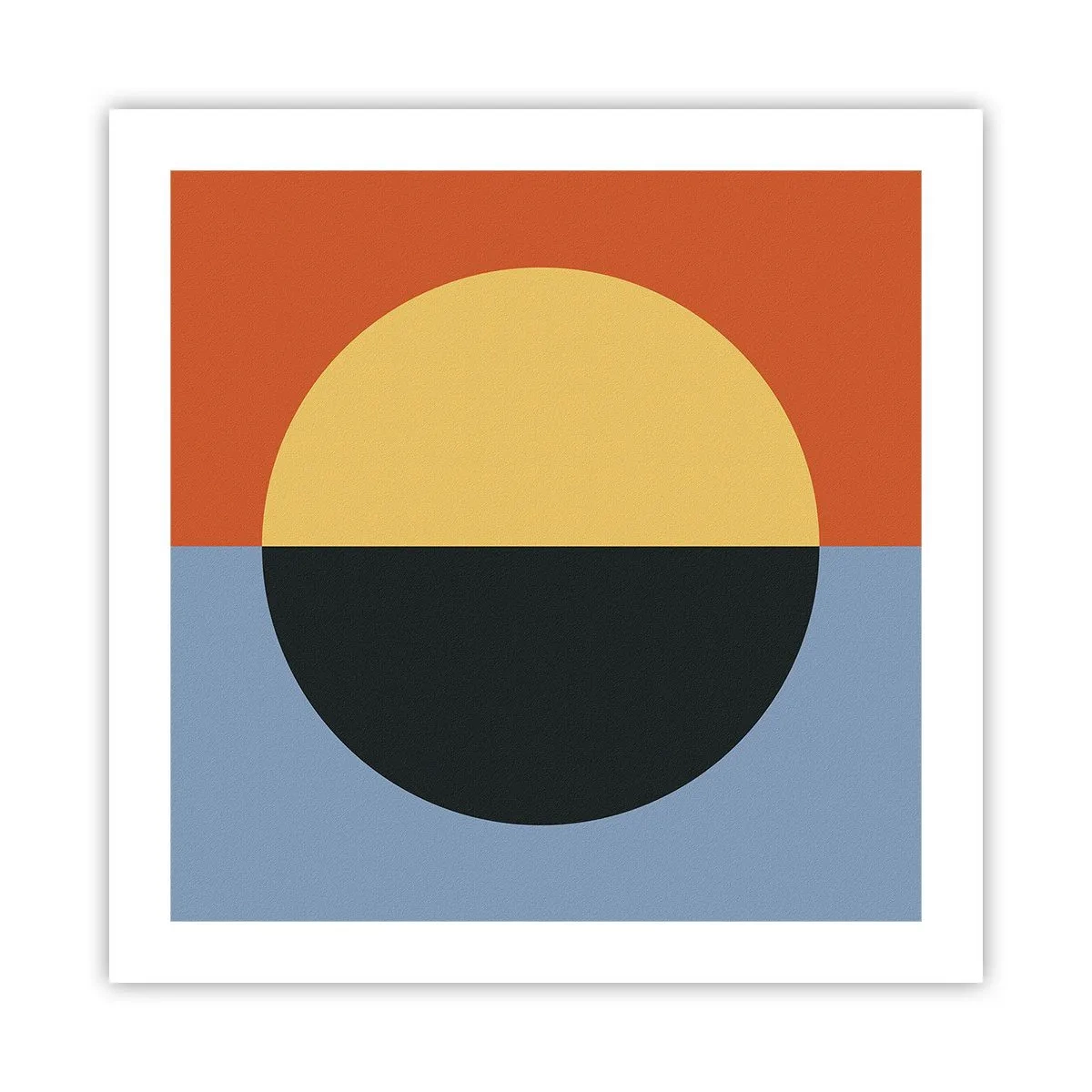 Affiche - Poster - Composition de chaleur et de fraîcheur - 50x50 cm