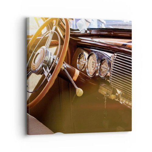 Impression sur toile - Image sur toile - Souffle de luxe venu du passé - 30x30 cm