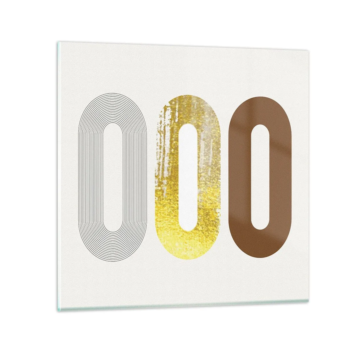 Impression sur verre - Image sur verre - Ooo! - 40x40 cm