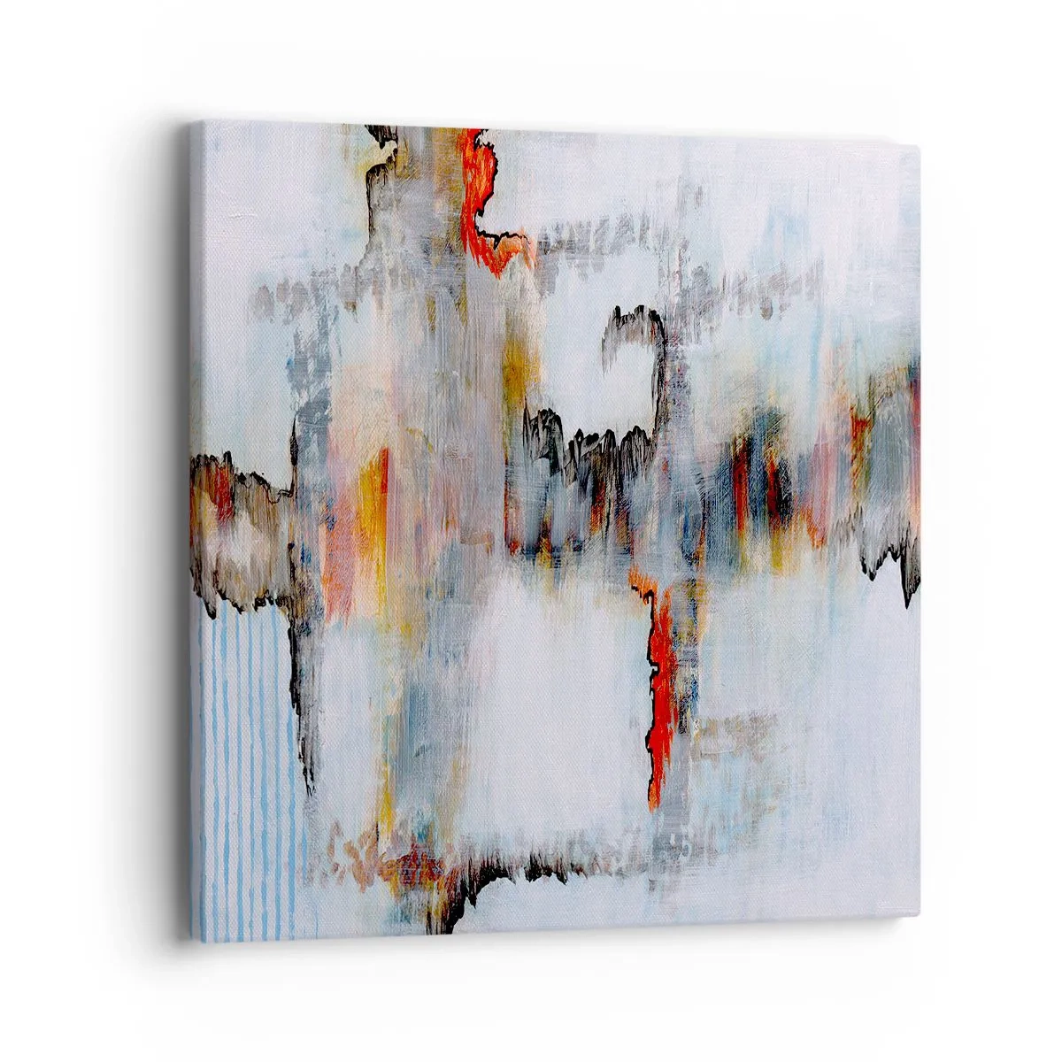 Impression sur toile - Image sur toile - Un bâton sur l'eau - 40x40 cm