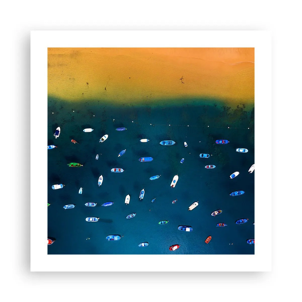 Affiche - Poster - Jeu de vacances - 50x50 cm