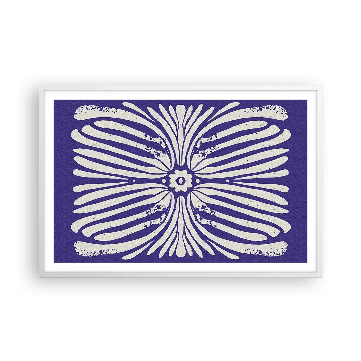 Affiche dans un cadre blanc - Poster - Inspirations ethniques - 91x61 cm