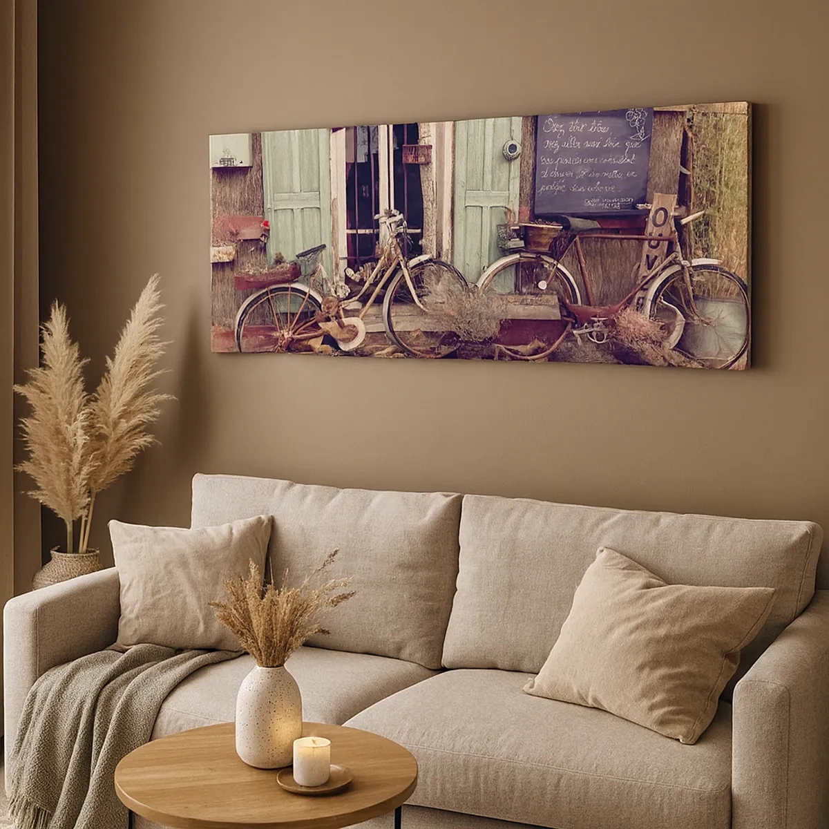 Impression sur toile - Image sur toile - Que la province vive - 30x30 cm