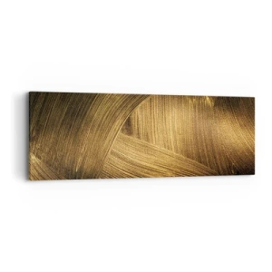Impression sur toile - Image sur toile - Dans un labyrinthe en or - 90x30 cm