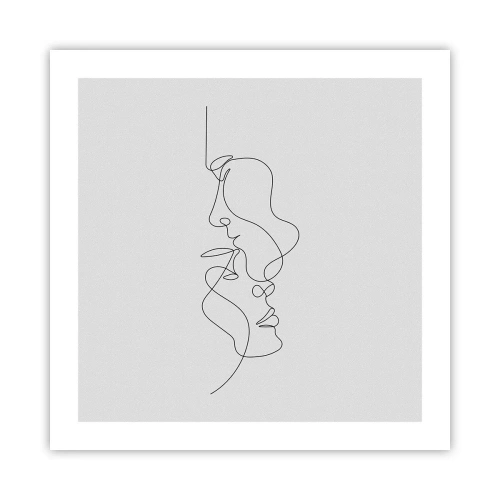 Affiche - Poster - Chaleur de désir renaissant - 50x50 cm