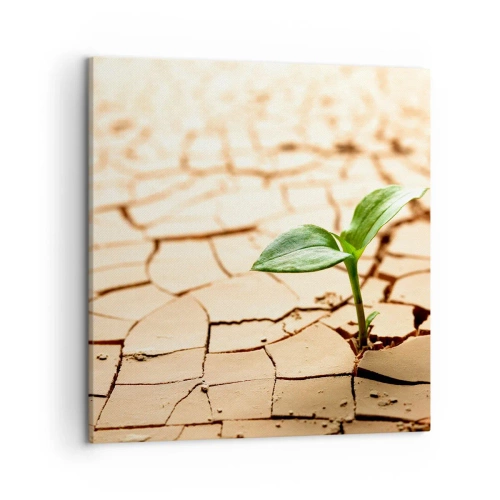 Impression sur toile - Image sur toile - La force indomptable de la vie - 50x50 cm