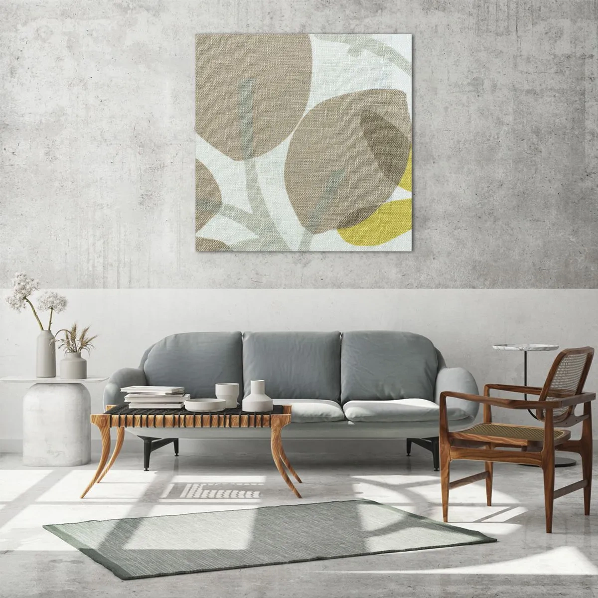 Impression sur verre - Image sur verre - Composition en plein soleil - 40x40 cm