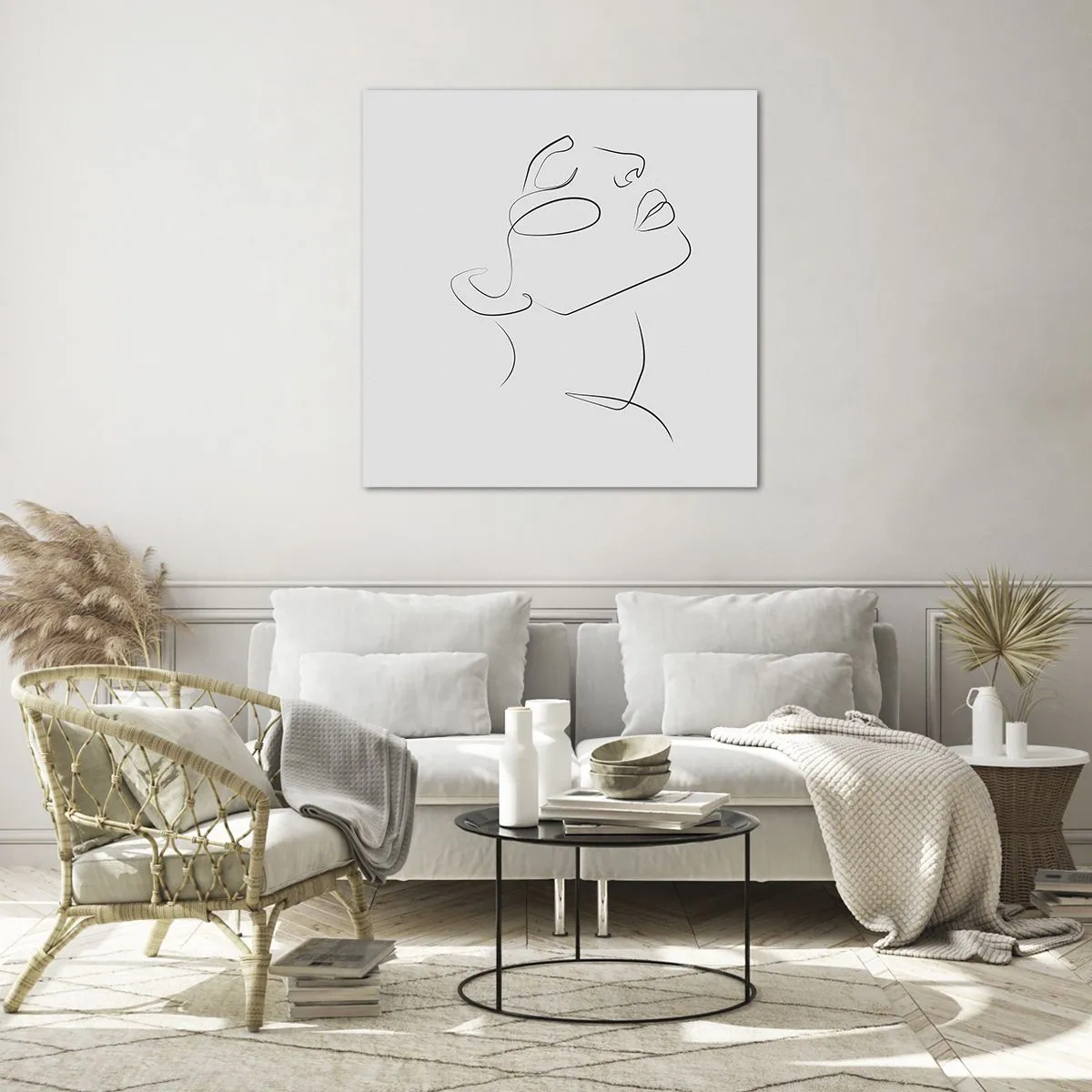 Impression sur verre - Image sur verre - Méandre du rêve - 70x70 cm