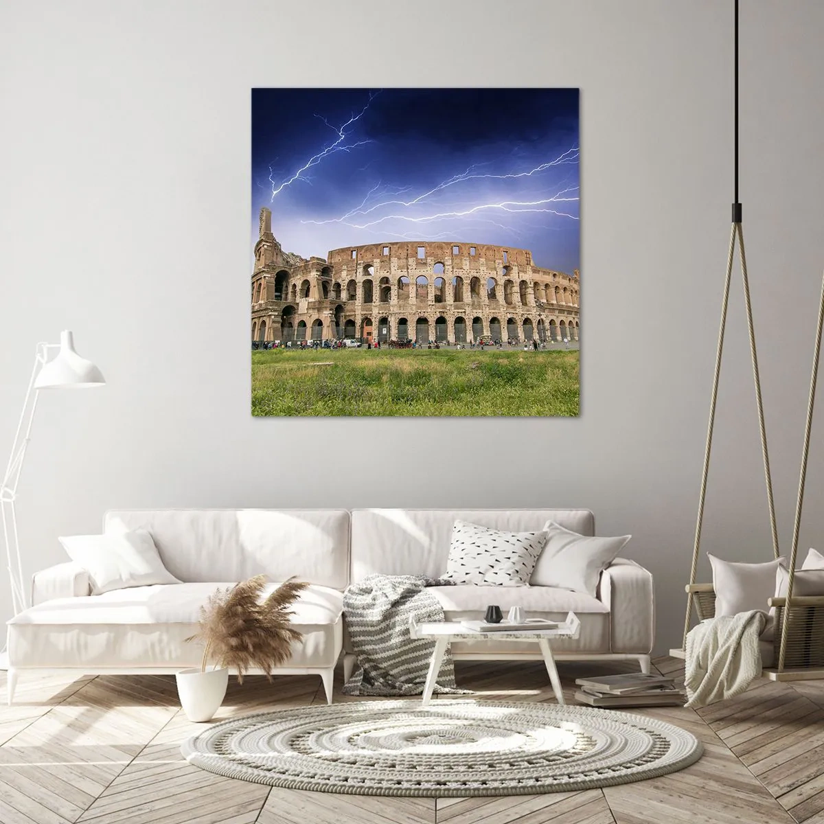 Impression sur toile - Image sur toile - Arène de combat - 50x50 cm