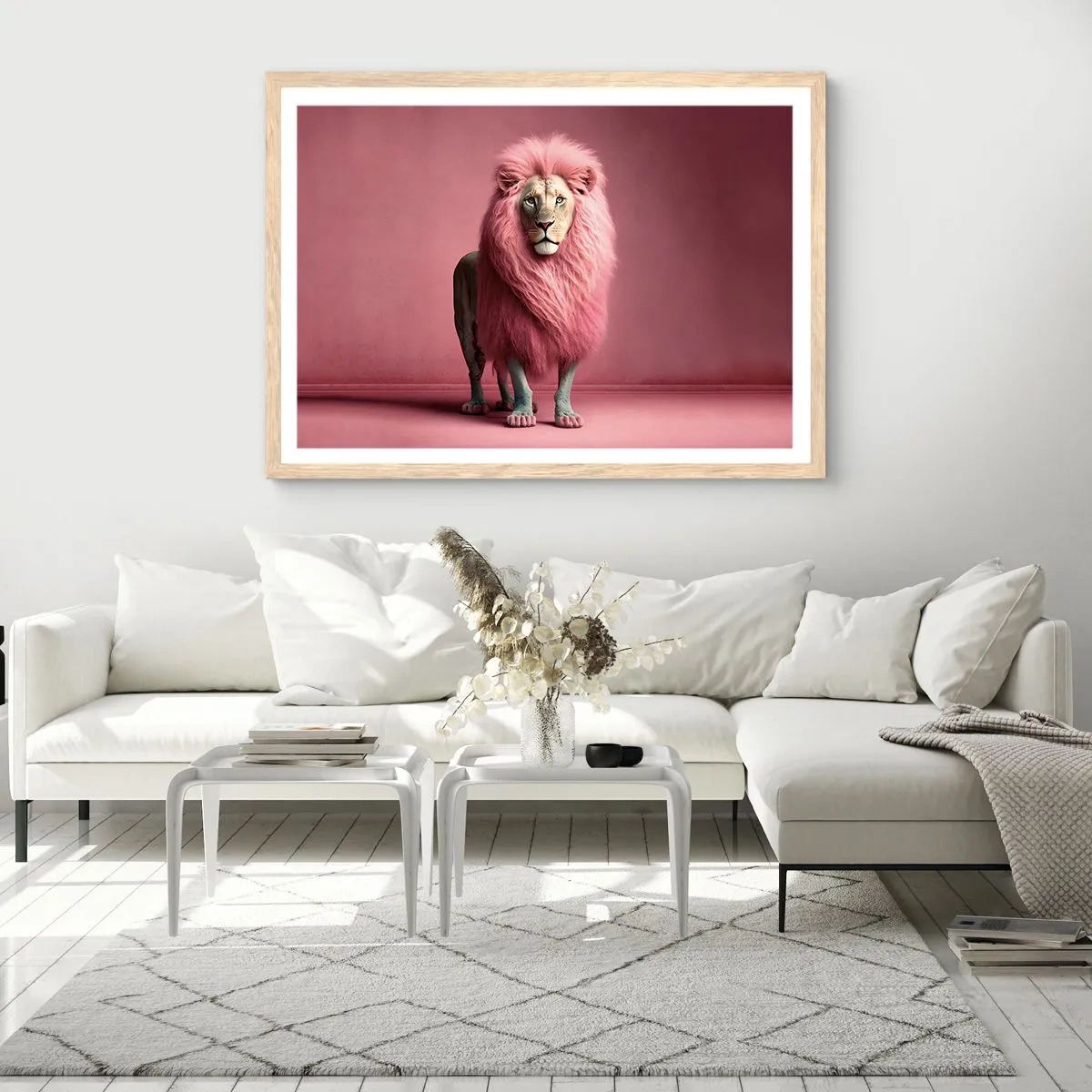 Affiche dans un chêne clair - Poster - Et tu n'as plus peur - 50x40 cm