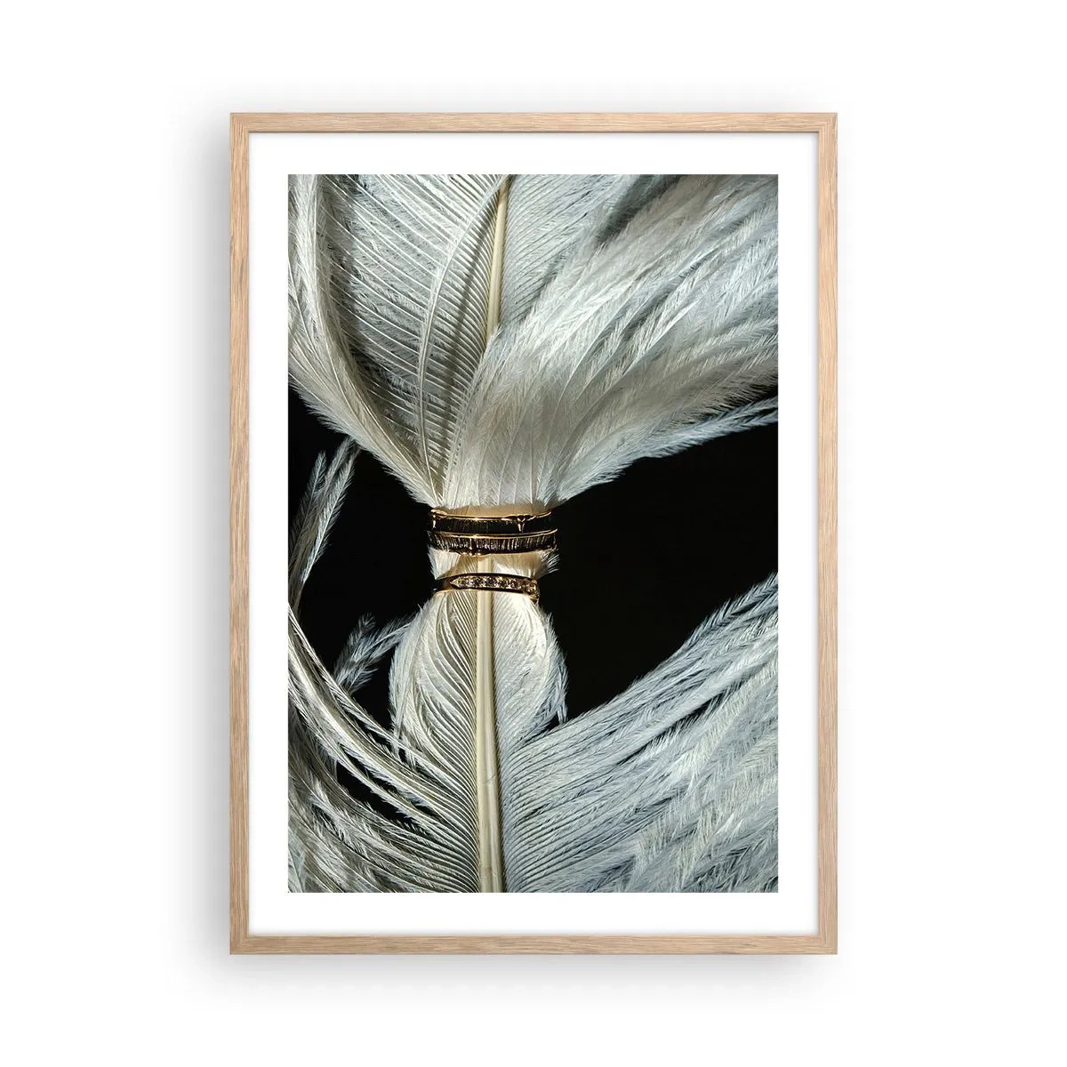 Affiche dans un chêne clair - Poster - ... et je ne te laisserai pas ... - 50x70 cm