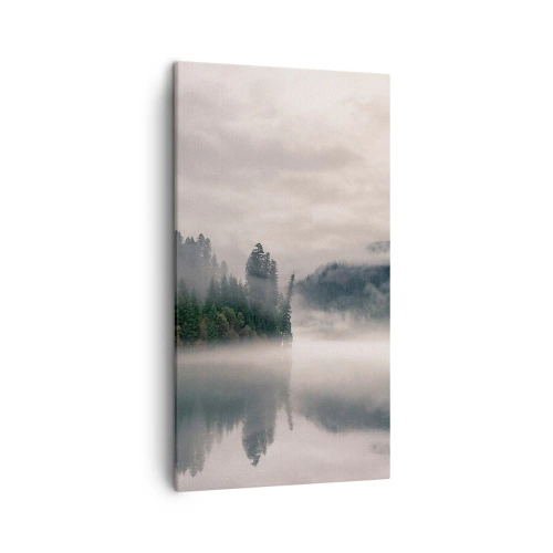 Impression sur toile - Image sur toile - Reflet dans le brouillard - 45x80 cm