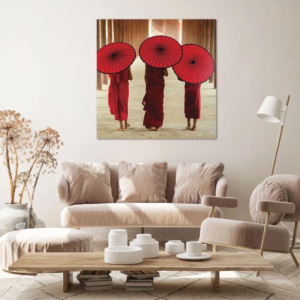 Impression sur toile - Image sur toile - Sur la route du pays pure - 30x30 cm