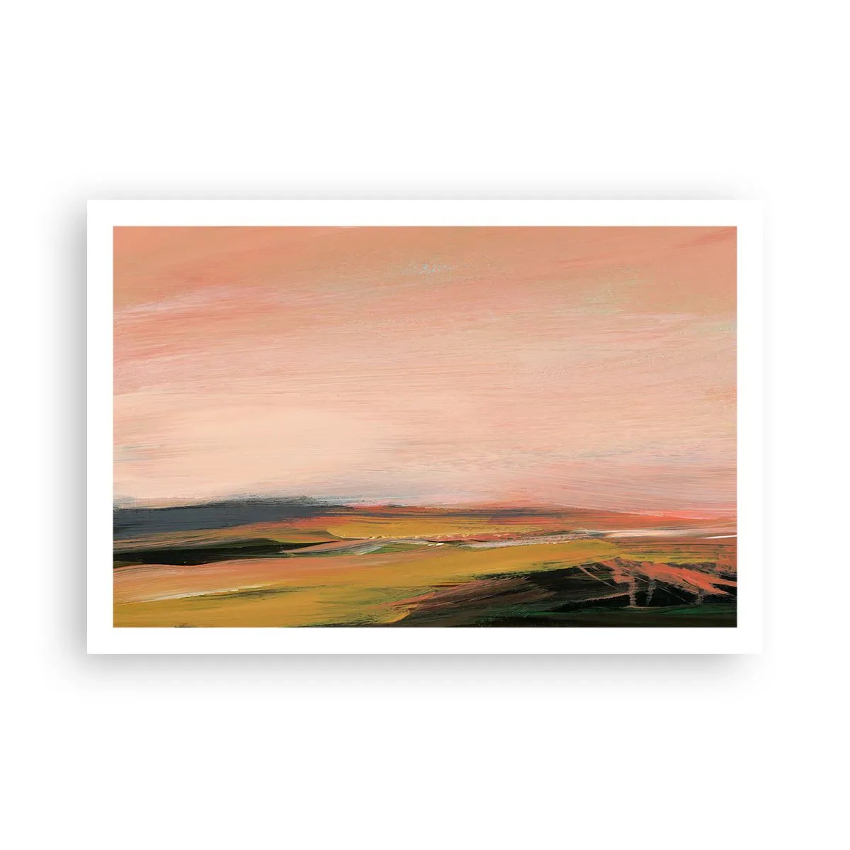 Affiche - Poster - Dans les tons de roses - 91x61 cm