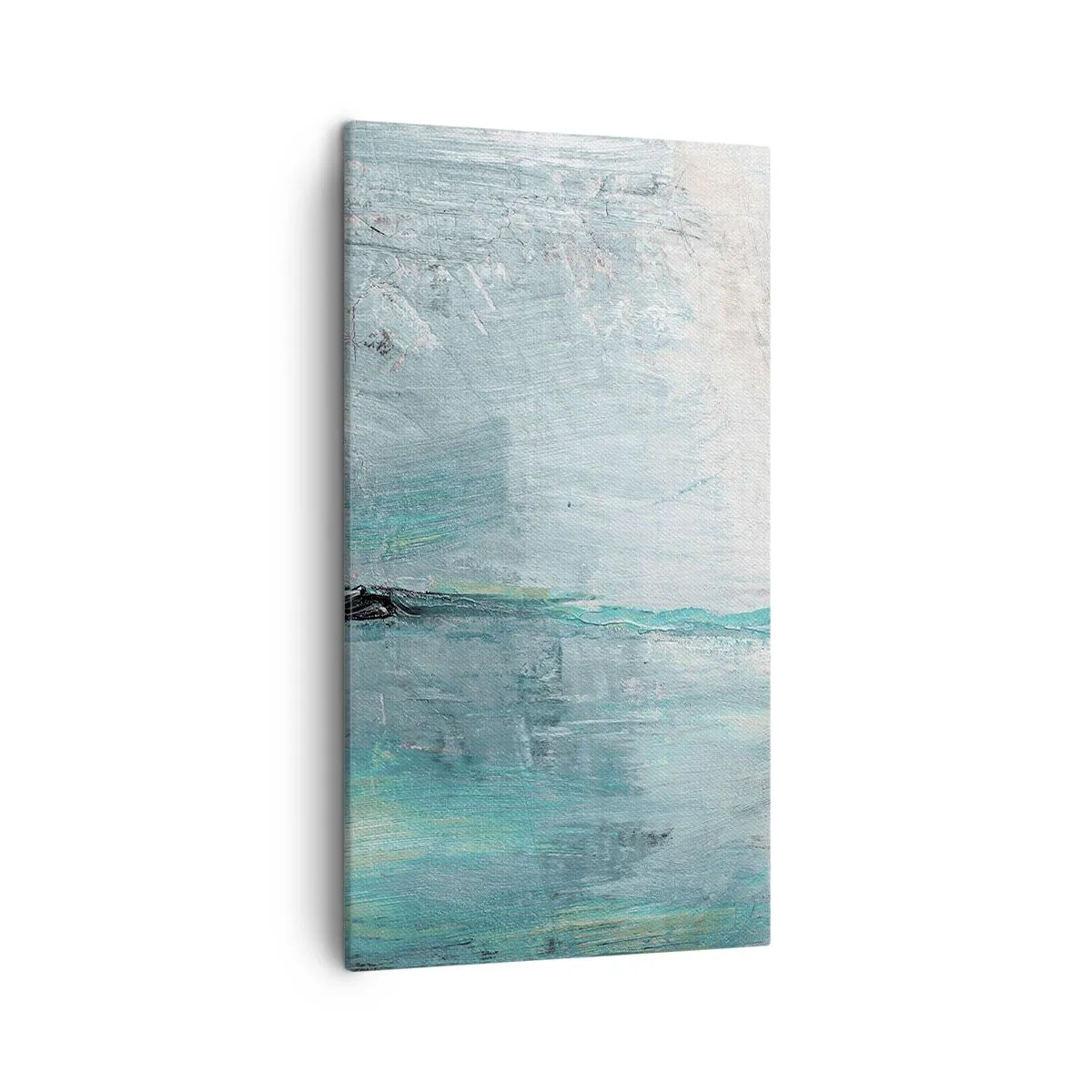 Impression sur toile - Image sur toile - Horizontalement en bleu - 45x80 cm