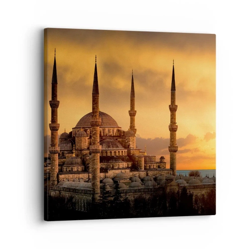 Impression sur toile - Image sur toile - Dieu est grand - 30x30 cm