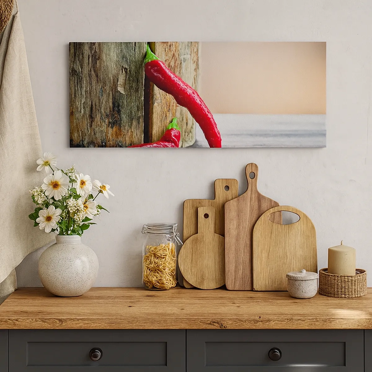 Impression sur toile - Image sur toile - Red hot chili peppers - 30x30 cm