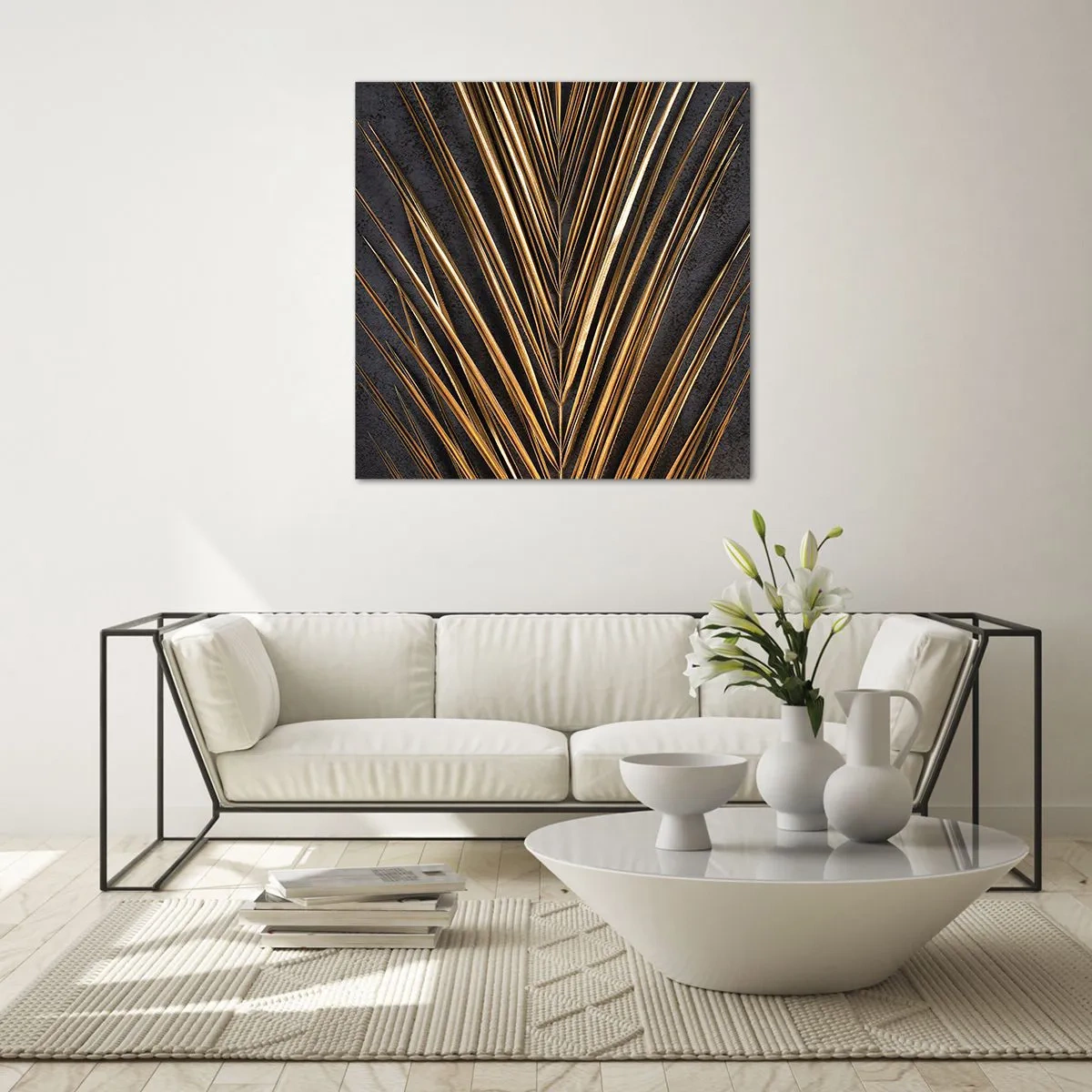 Impression sur verre - Image sur verre - L'or des tropiques - 30x30 cm