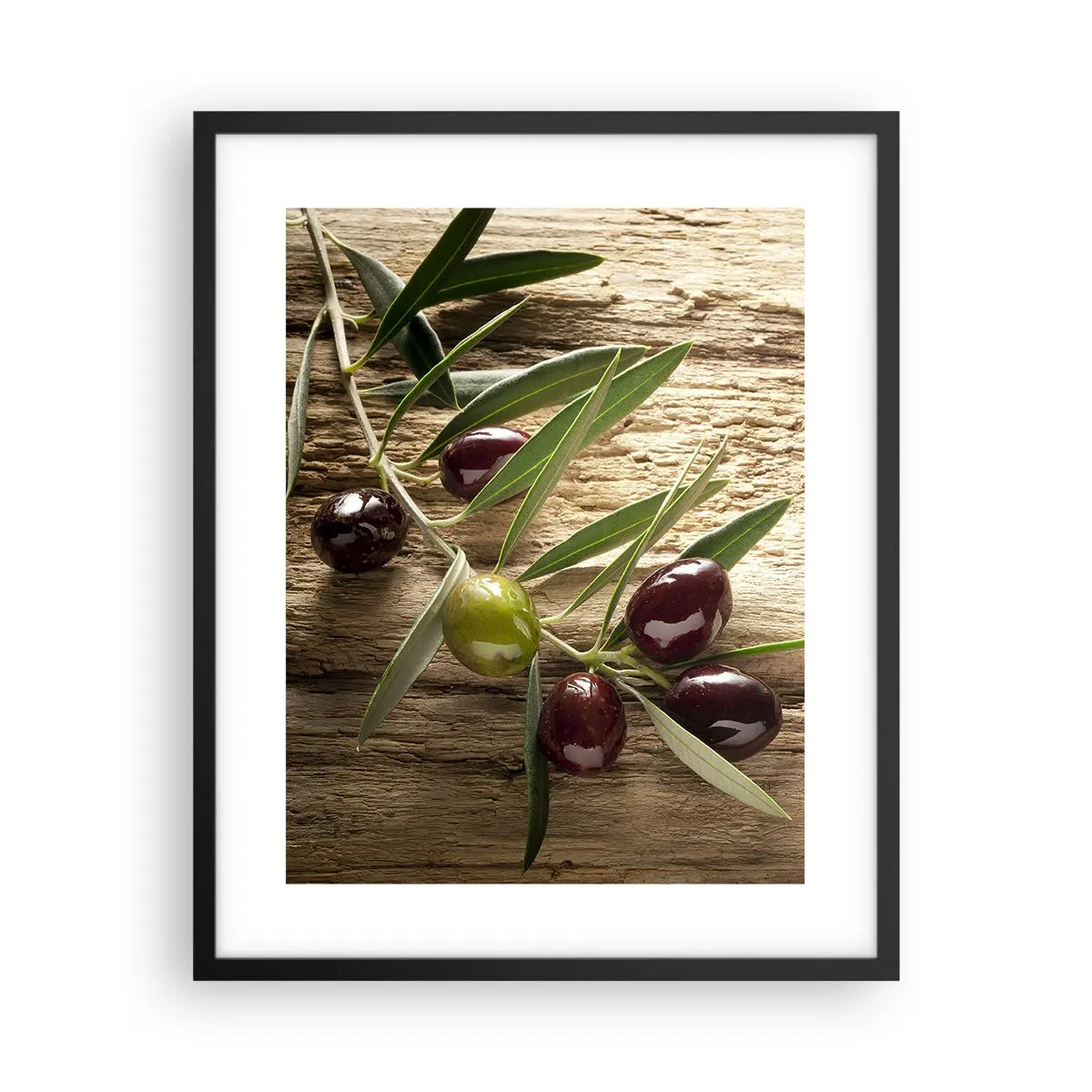 Affiche dans un cadre noir - Poster - Directement de la nature - 40x50 cm