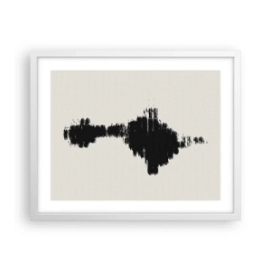 Affiche dans un cadre blanc - Poster - Vibrations de l'imagination - 50x40 cm