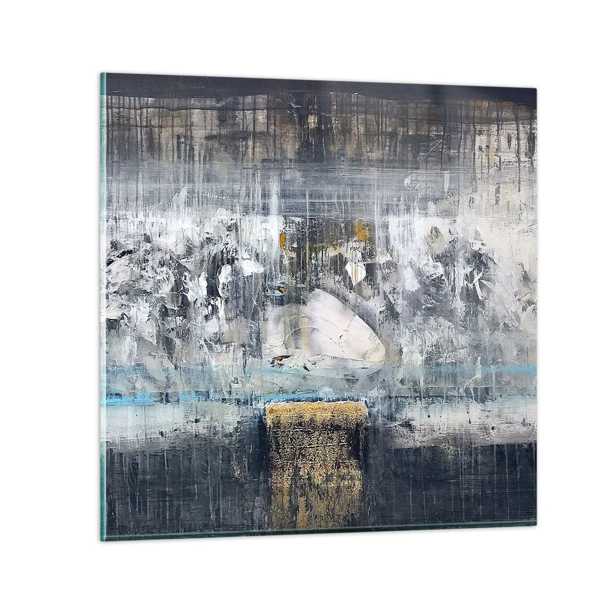 Impression sur verre - Image sur verre - Comme sur la glace, comme après décembre - 50x50 cm